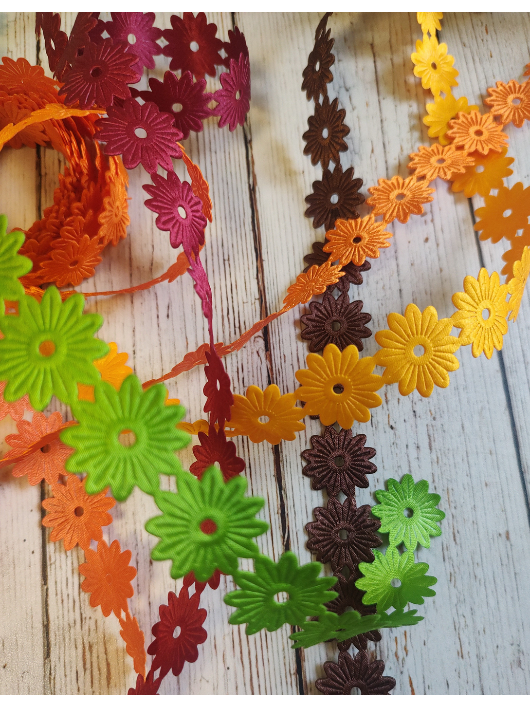 Cinta flores troqueladas 3mts 20