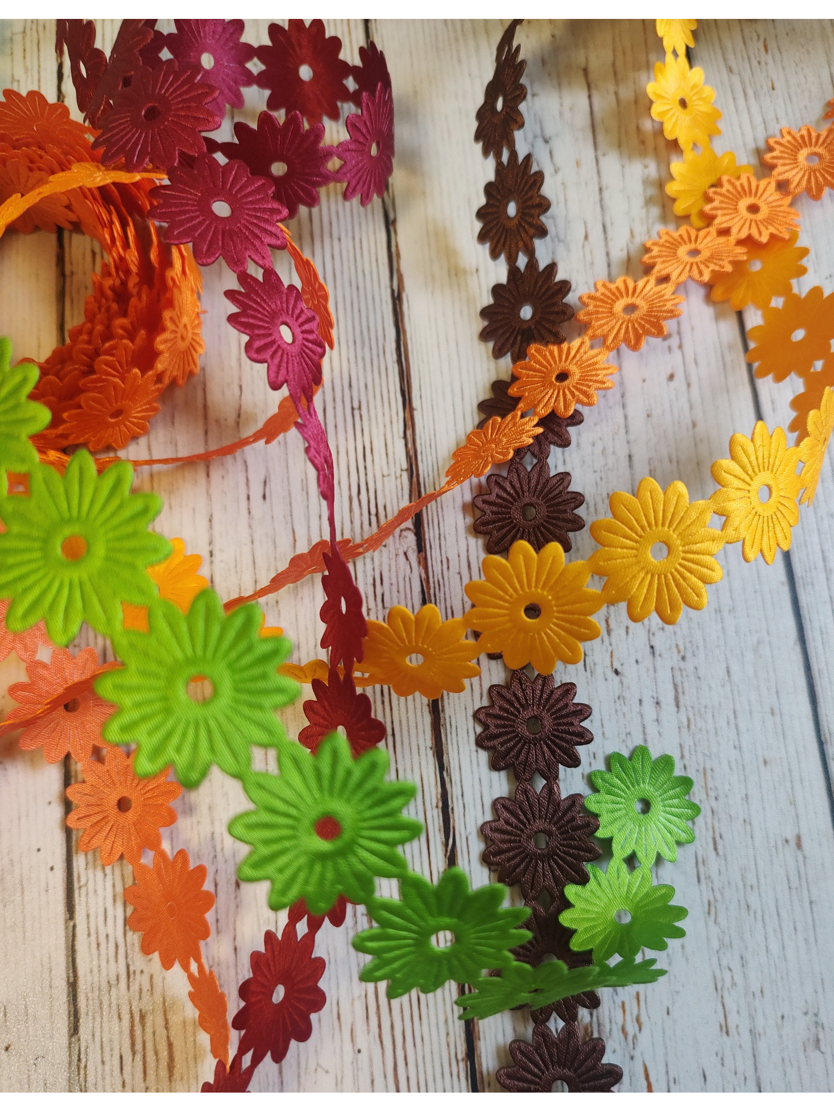 Cinta flores troqueladas 3mts 20