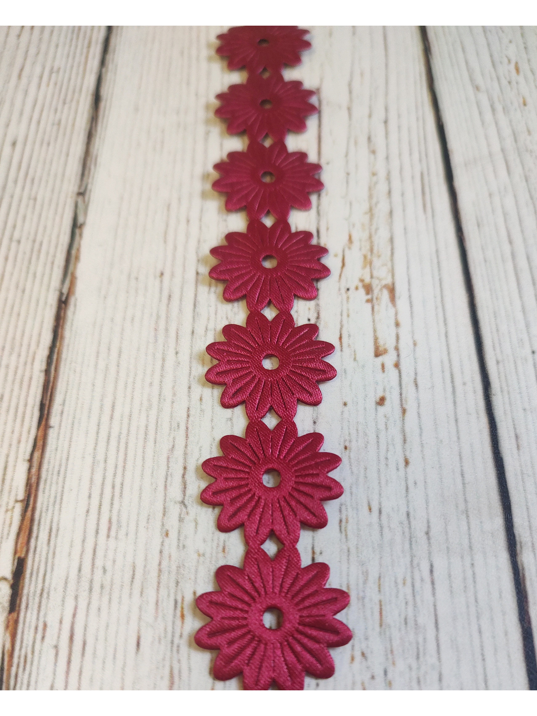 Cinta flores troqueladas 3mts 21