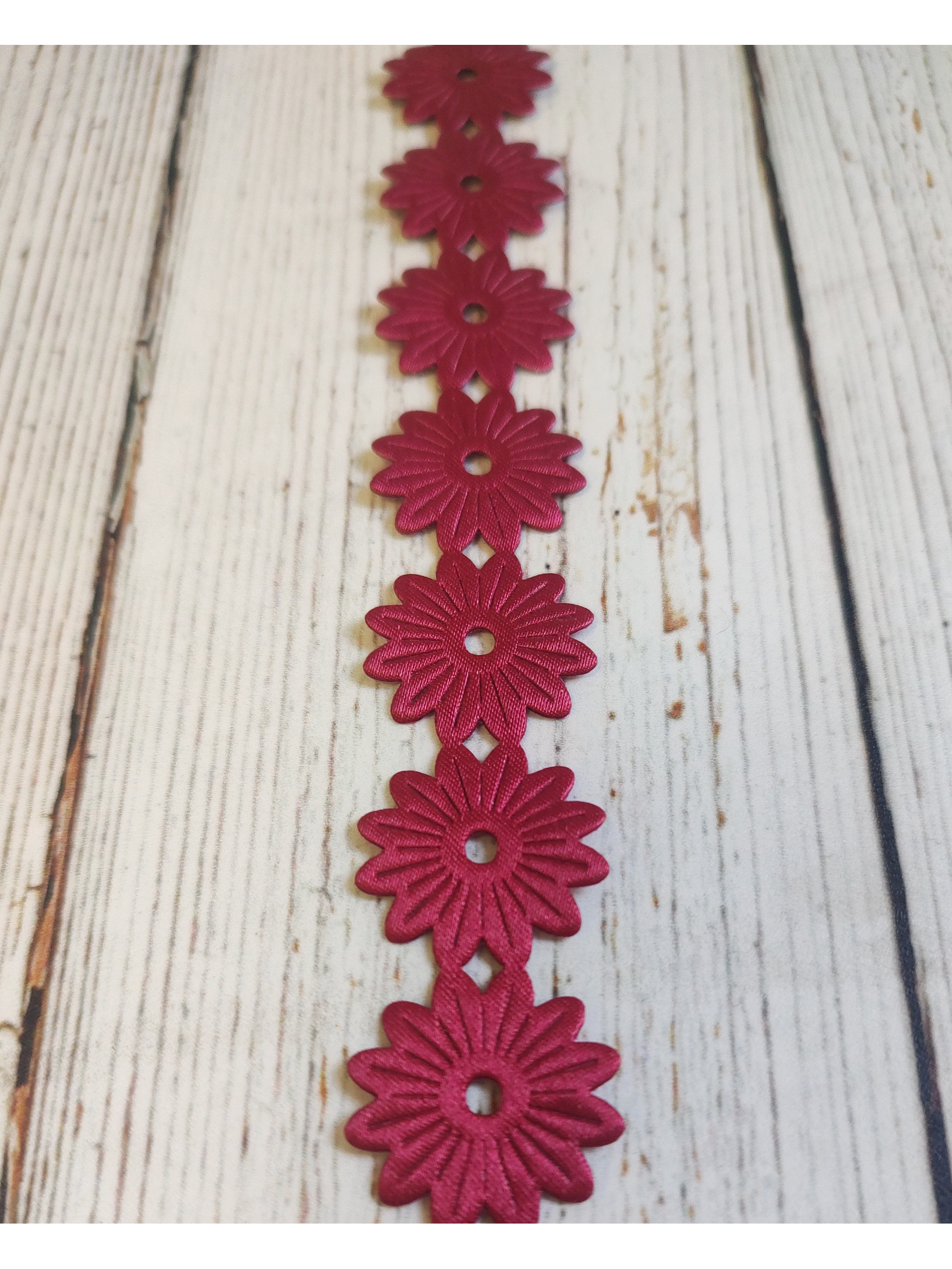 Cinta flores troqueladas 3mts 21