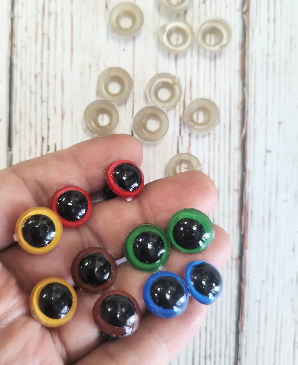 Set 5 Pares Ojos seguridad Colores 1