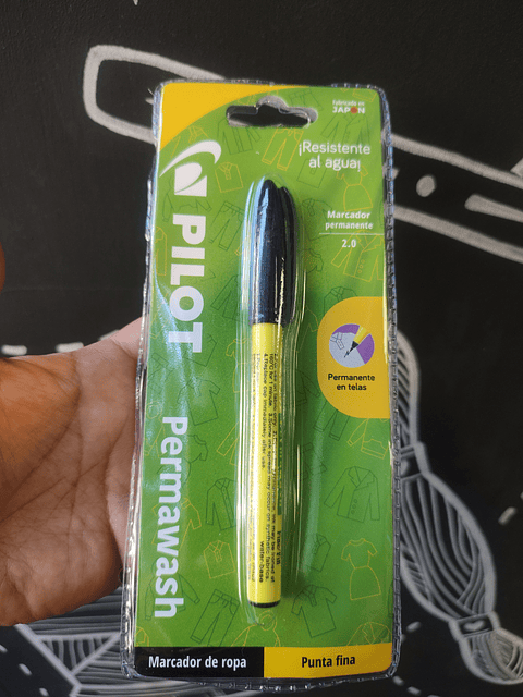 Lápiz Marcador para tela Permawash