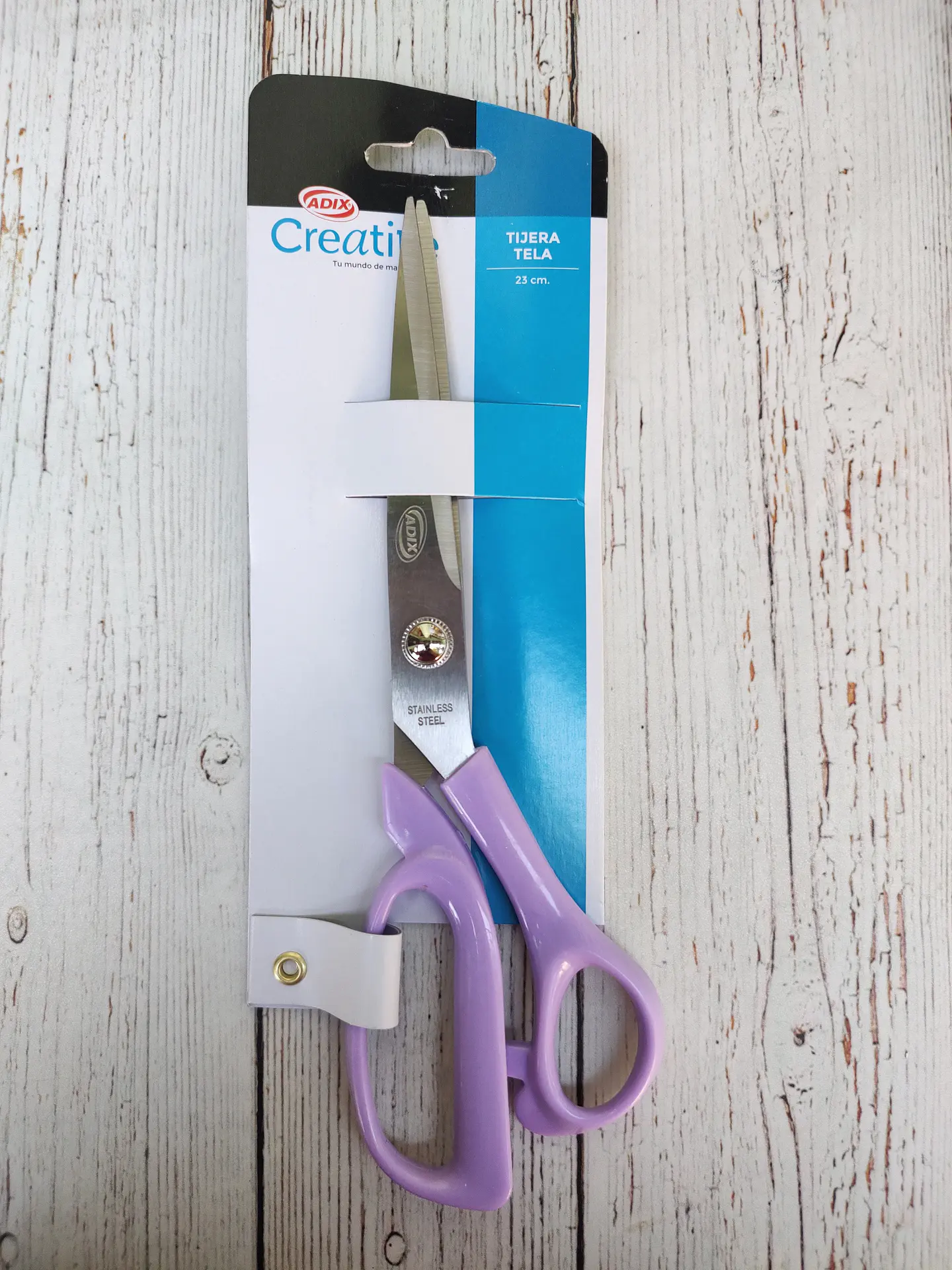 Tijeras Tela Lila 23cms 1