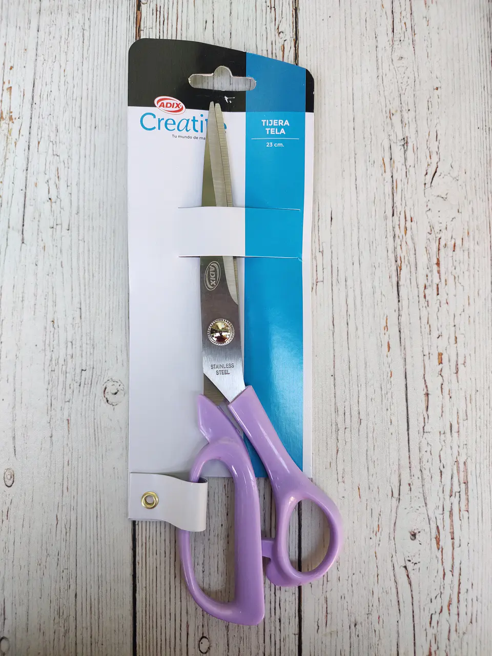 Tijeras Tela Lila 23cms 1