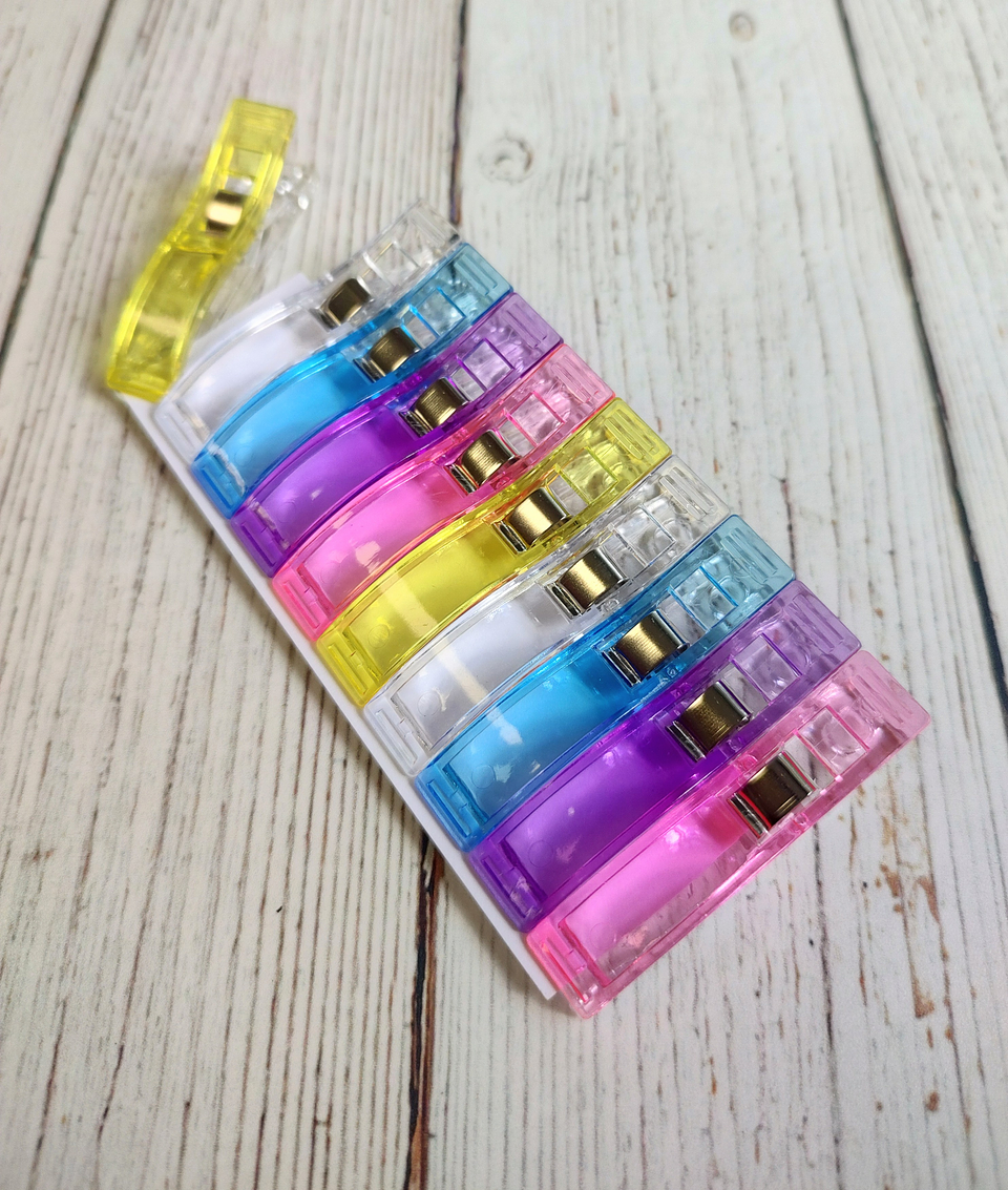 Set 10 Pinzas para costura 56mm 1