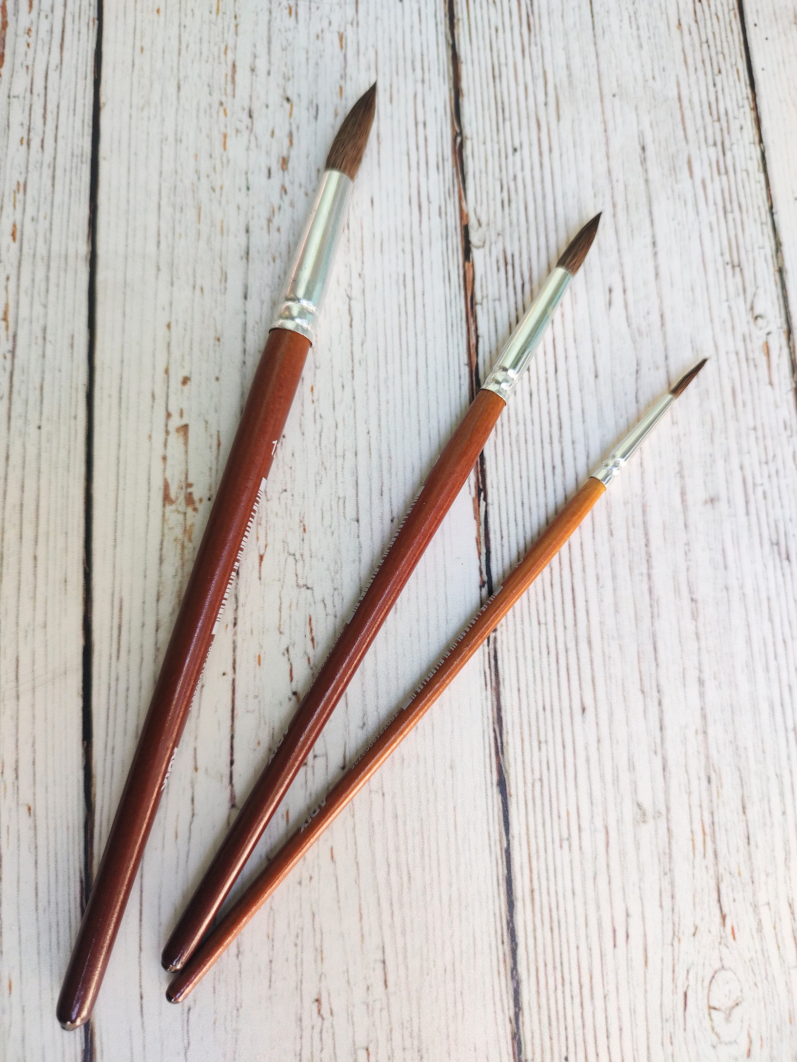 Set 3 pinceles escolar redondo 1