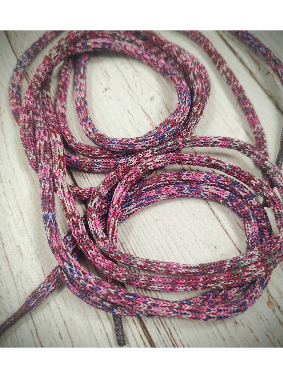 Cordones jaspeados burdeo  1