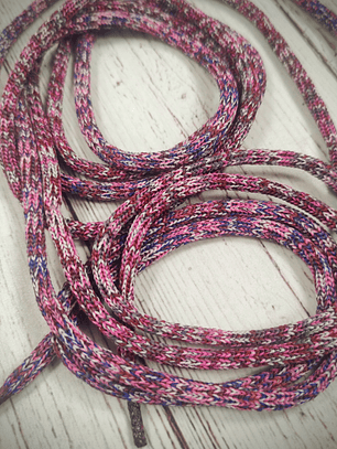 Cordones de zapato Jaspeados burdeo 120cm