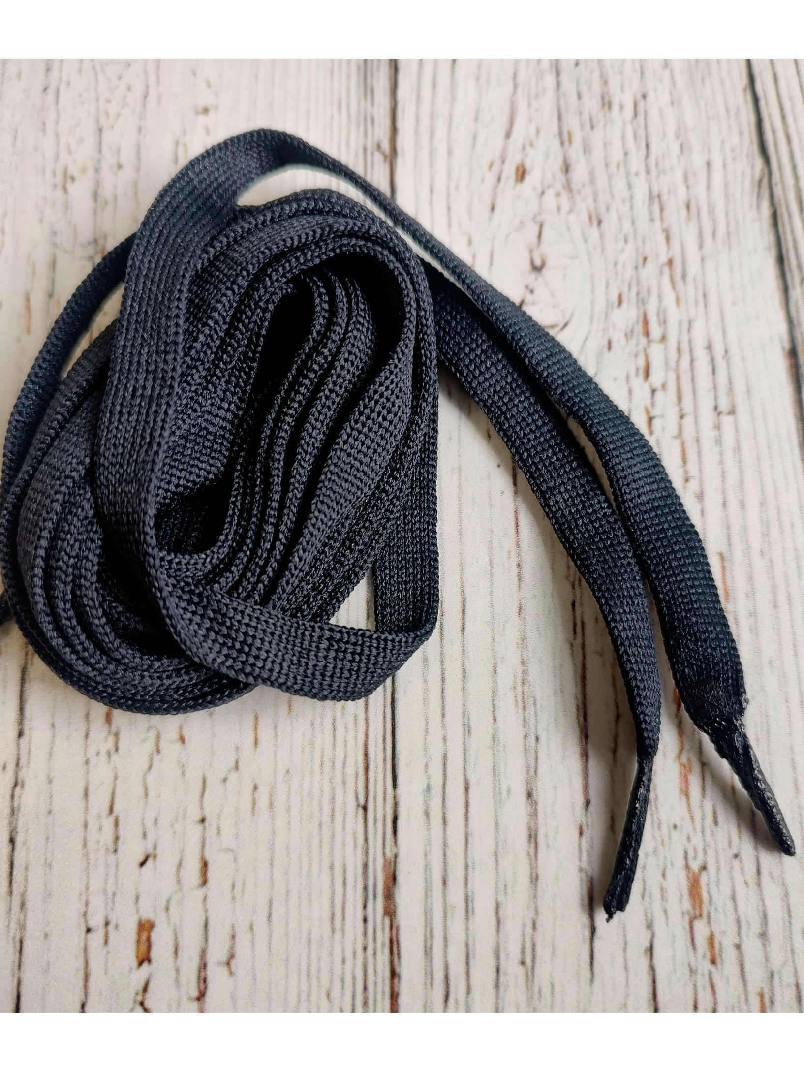 Cordones Zapatillas planos Azul Marino 120cm 1