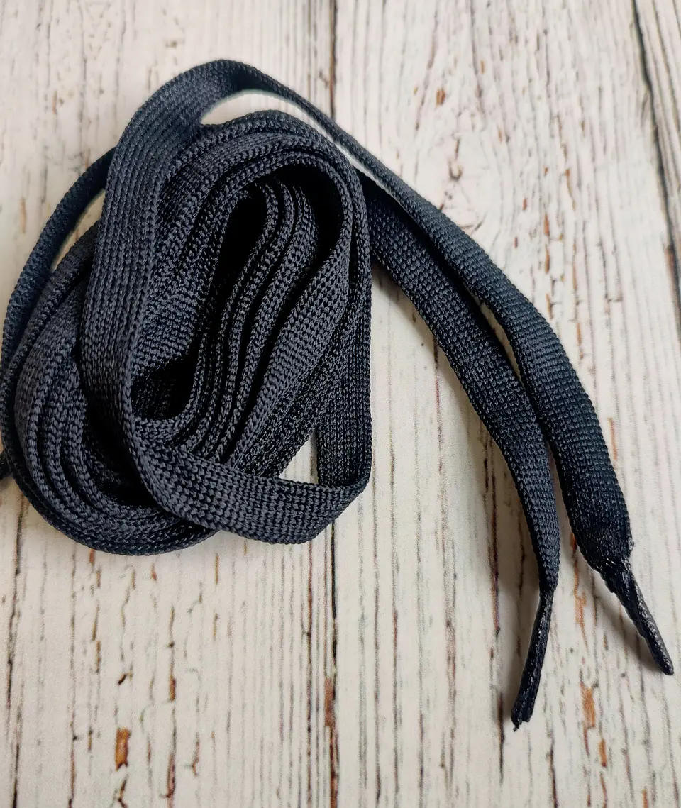 Cordones Zapatillas planos Azul Marino 120cm 1