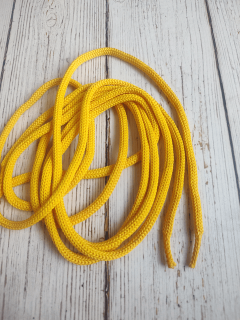 Cordones de Zapato Amarillo 110cm