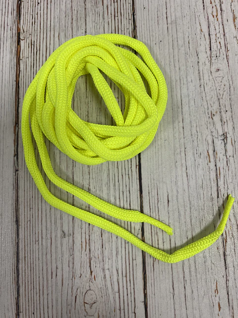Cordones Zapatilla redondos amarillo neón 105 cm