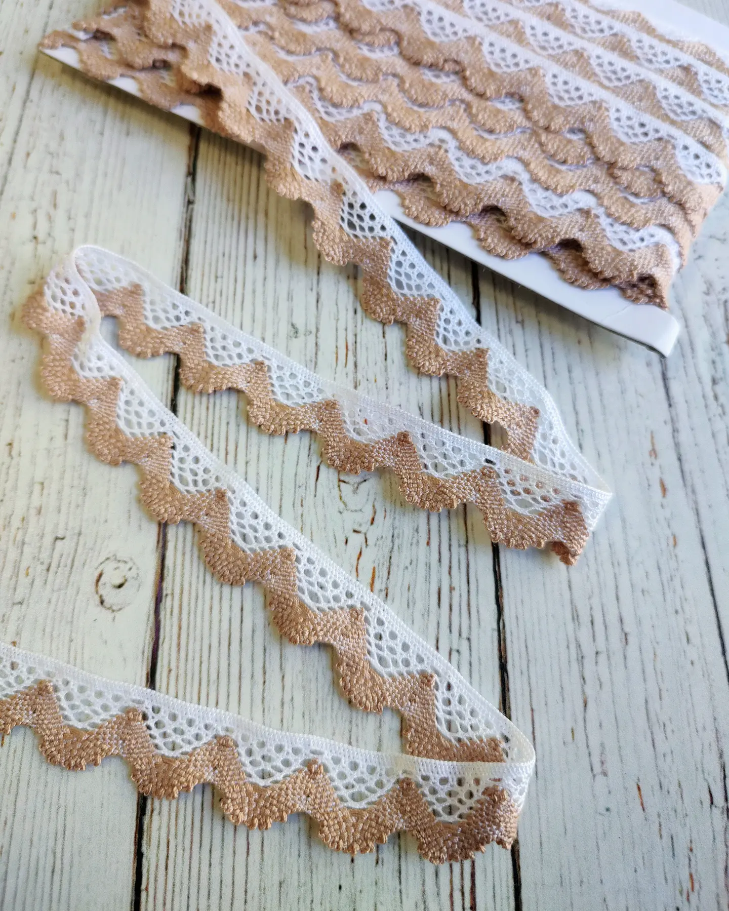 Macramé Bicolor Beige 3mts 1