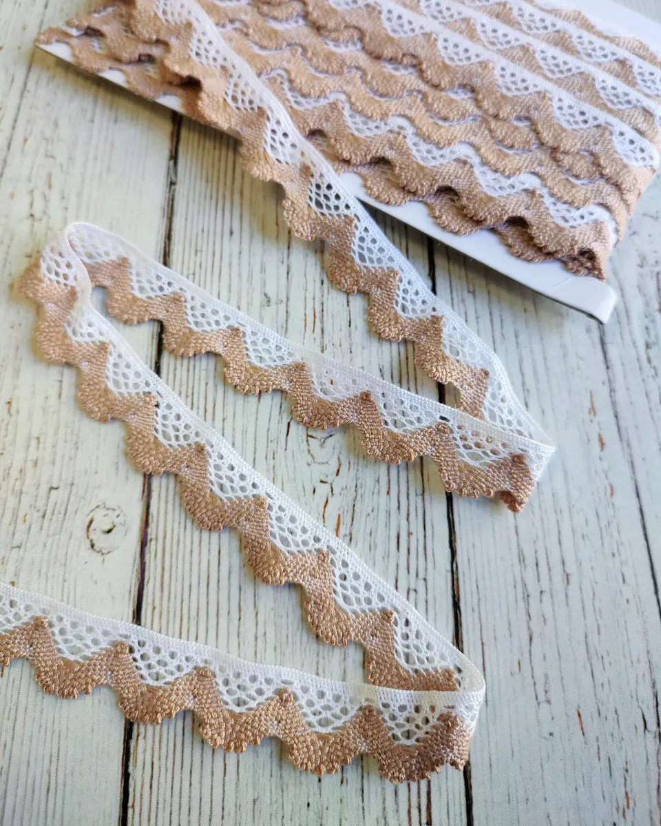 Macramé Bicolor Beige 3mts 1