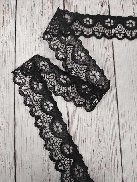 Encaje Negro 40mm