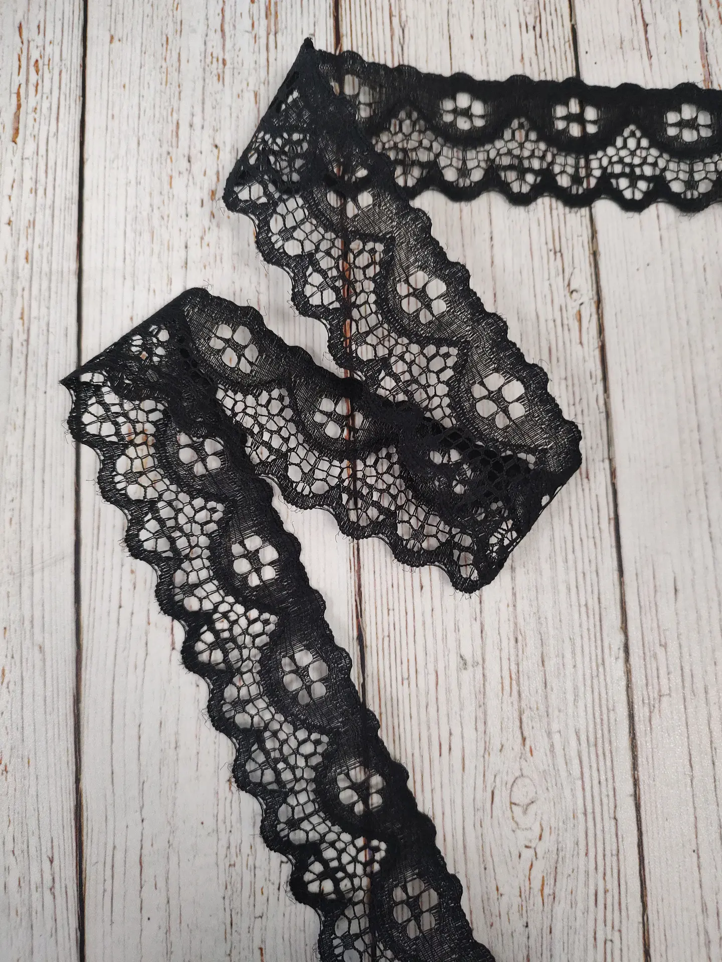 Encaje Negro 40mm 1