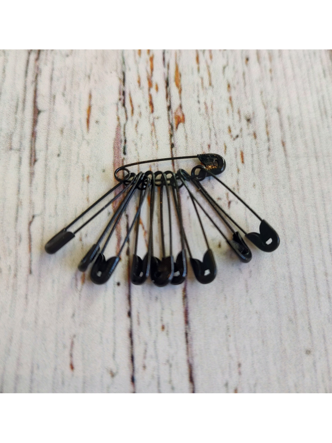 Set Alfileres de gancho negro 22mm 1