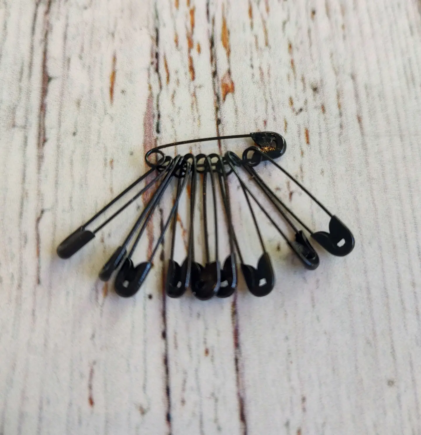 Set Alfileres de gancho negro 22mm 1