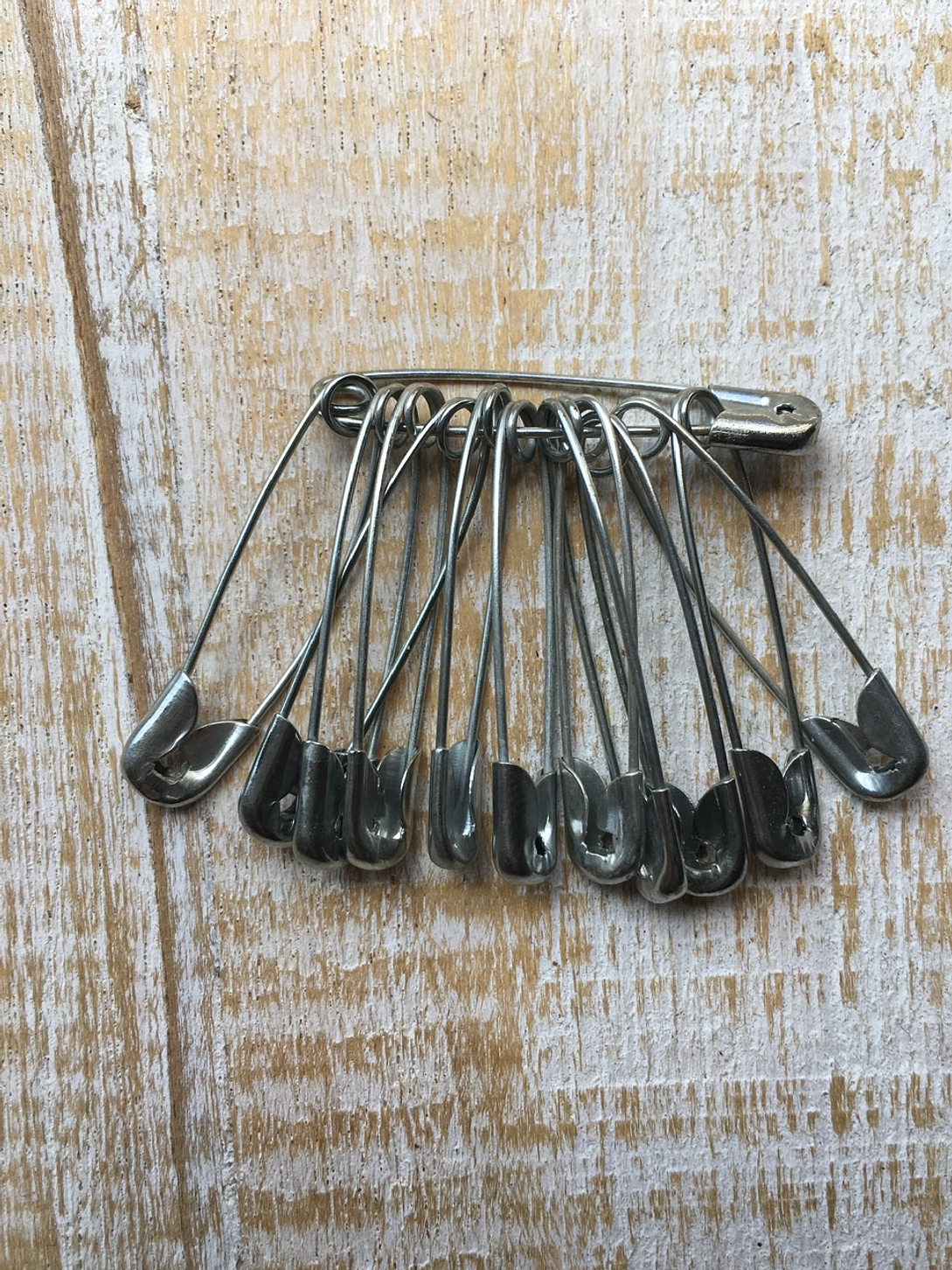 Set Alfileres de gancho plateado 22mm 1