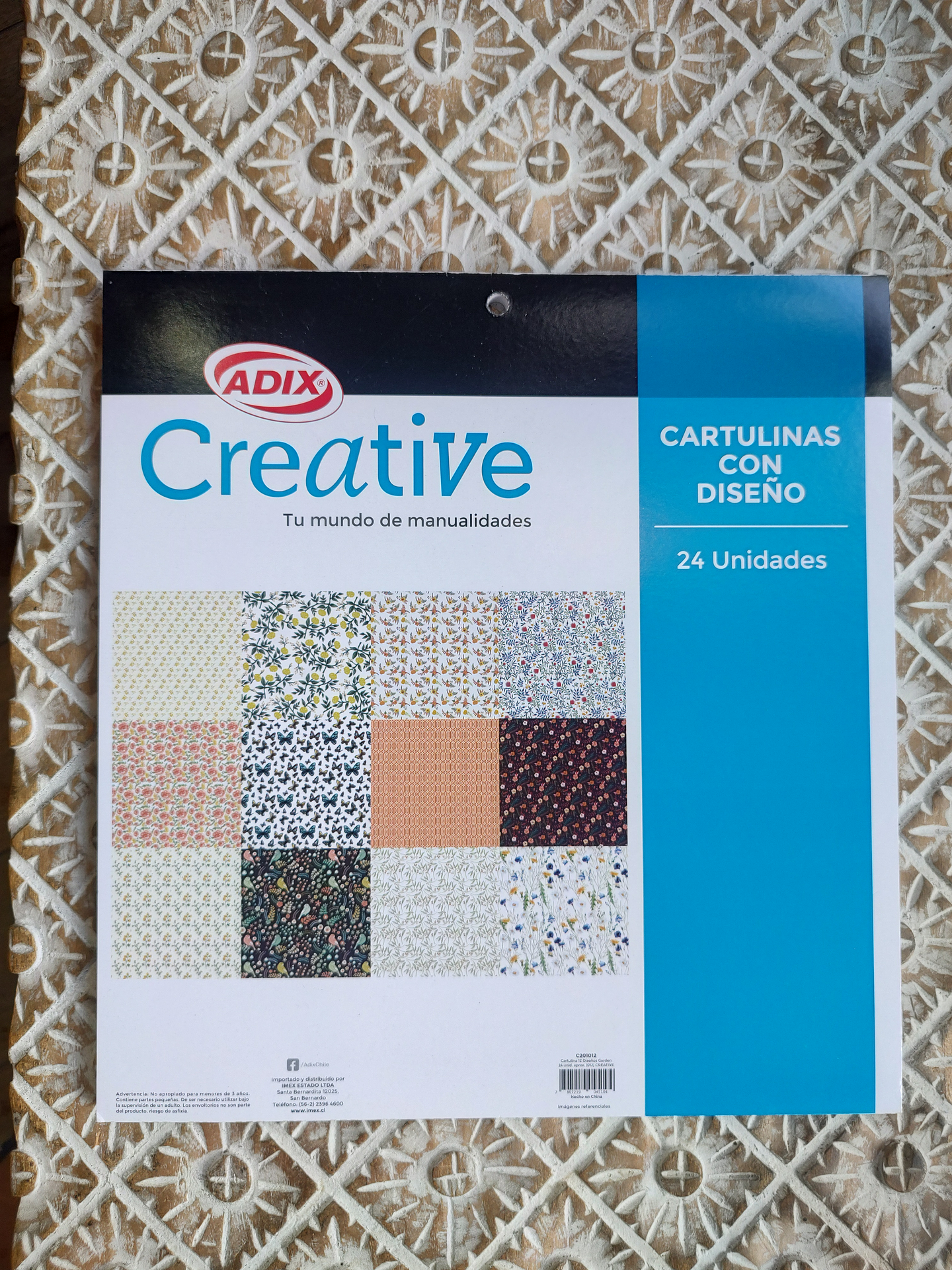 Cartulina para manualidades 24 hojas 13