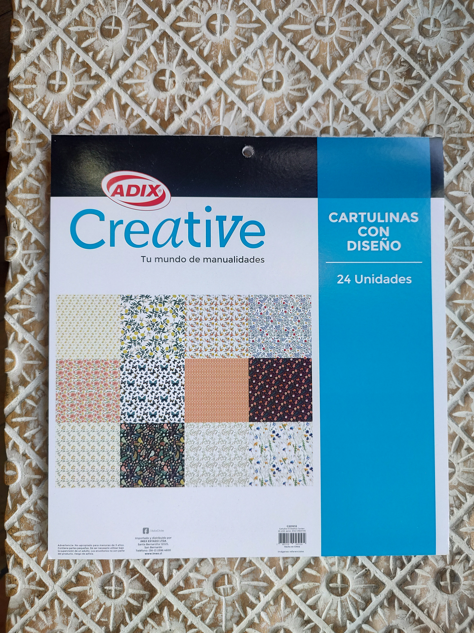 Cartulina para manualidades 24 hojas 13