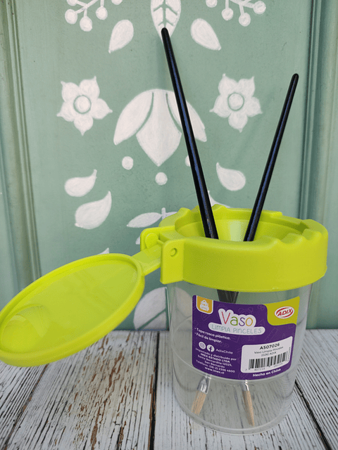 Vaso limpia pinceles