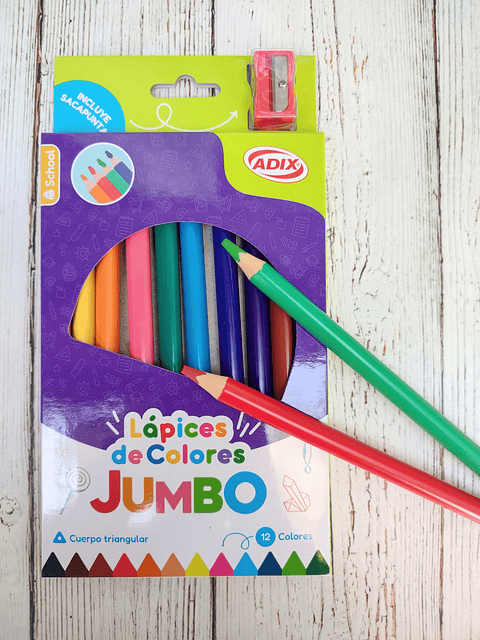 Lápices de colores Jumbo triangulares 