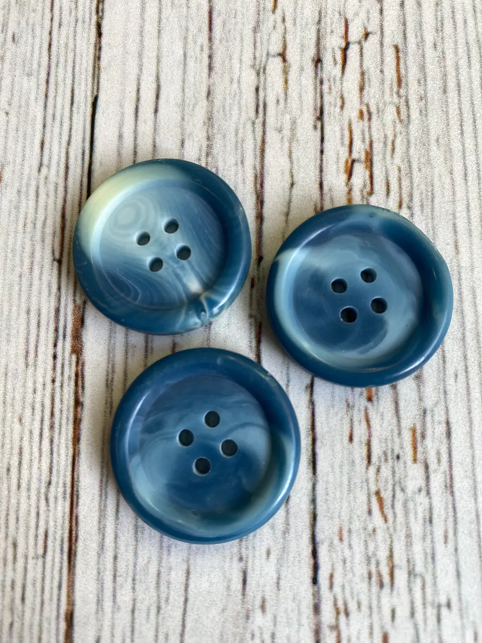 Botón marmoleado azul 1