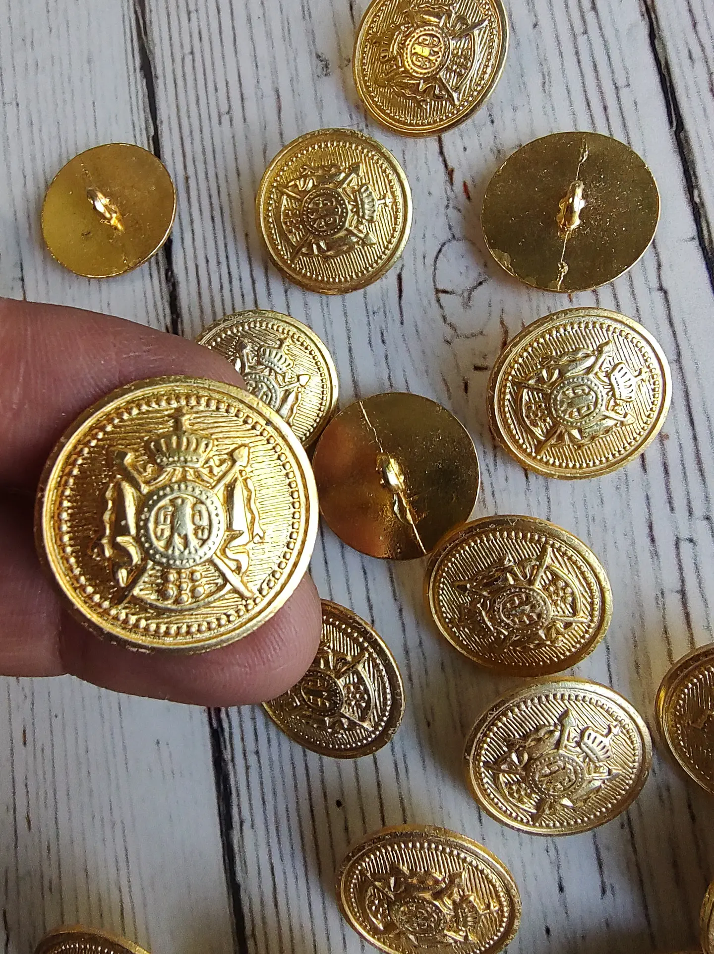 Botones Metálicos Heráldica unidad 1