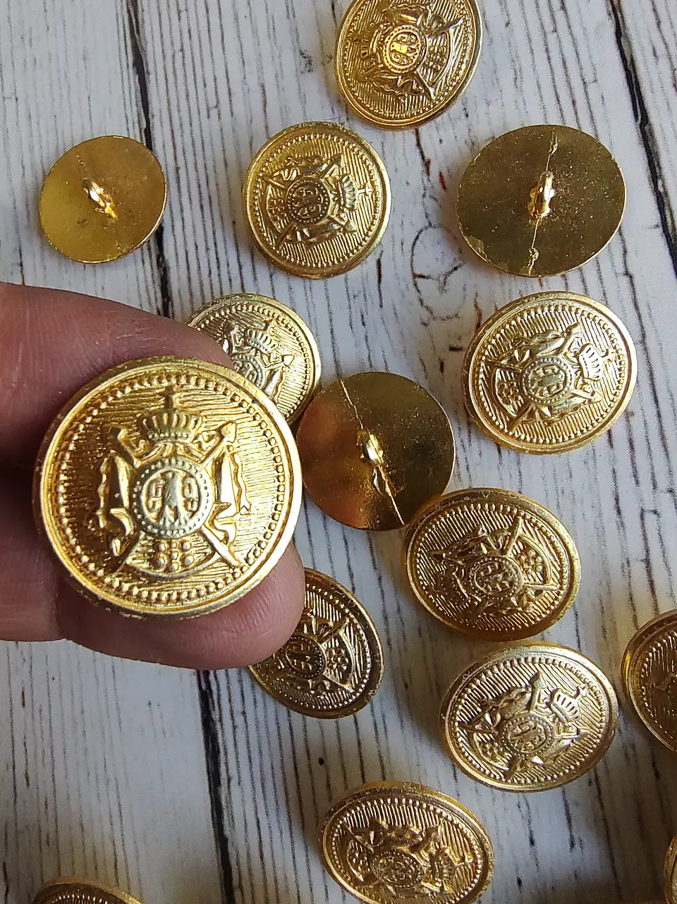 Botones Metálicos Heráldica unidad 1