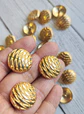Botones Cúpula Dorada 22mm - Miniatura 1