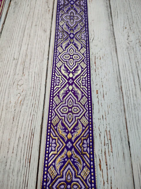 Cinta Bali Altar Morada por metro