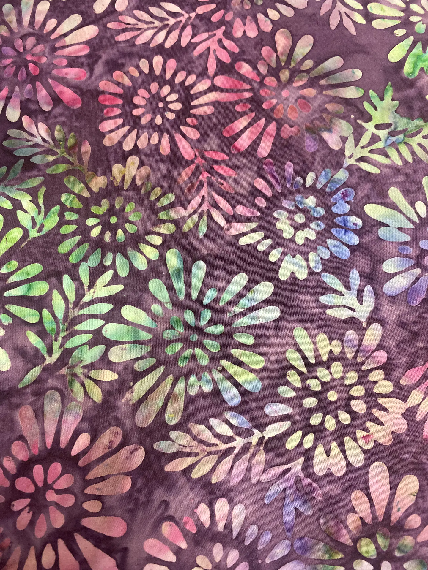 Tela 100% Algodón Batik Protea 1