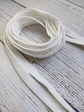 Cordones Zapatillas planos Blancos 120cm - Miniatura 2