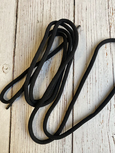 Cordones de bototo negro 150cms