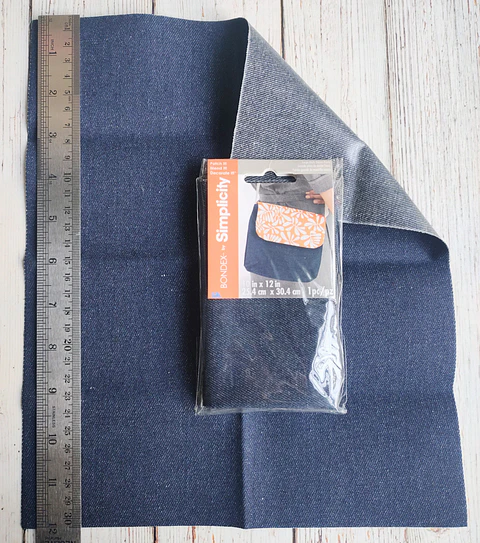 Parche Grande termoadhesivo Denim