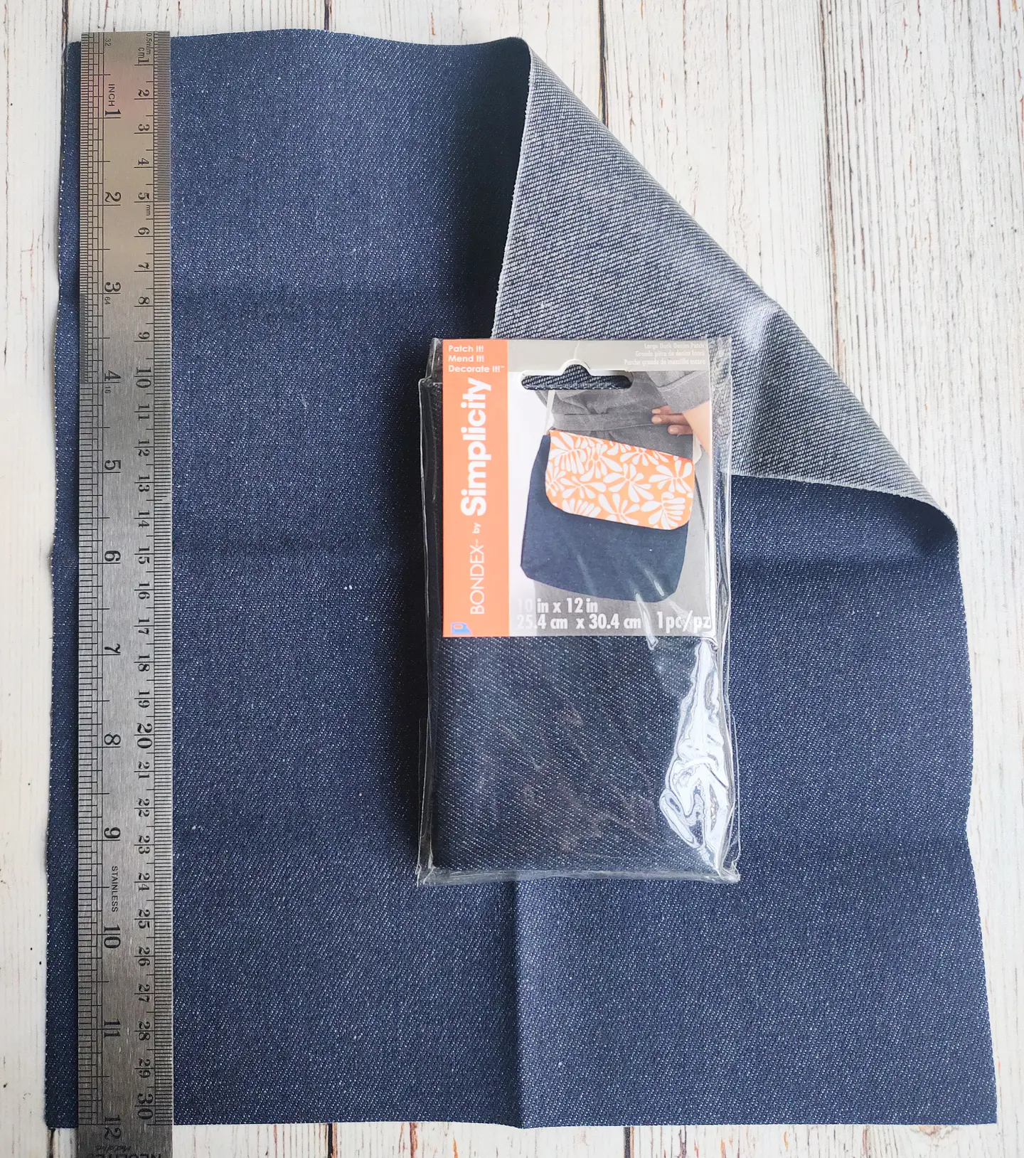 Parche Grande termoadhesivo Denim 1