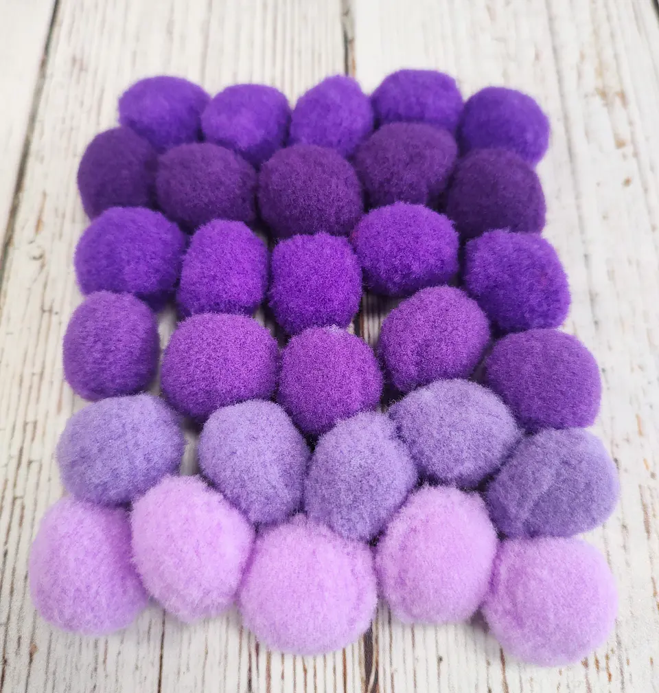 Pompones 20mm 30und 1