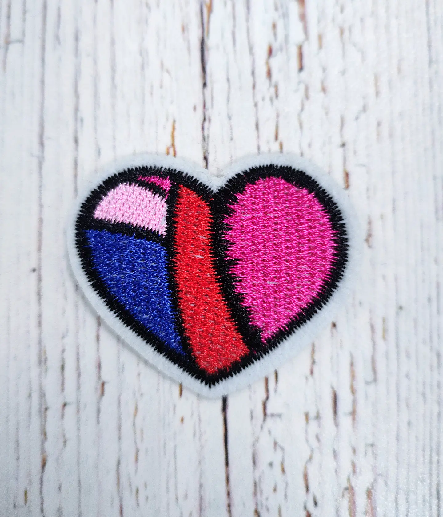 Parche corazón parchado 1
