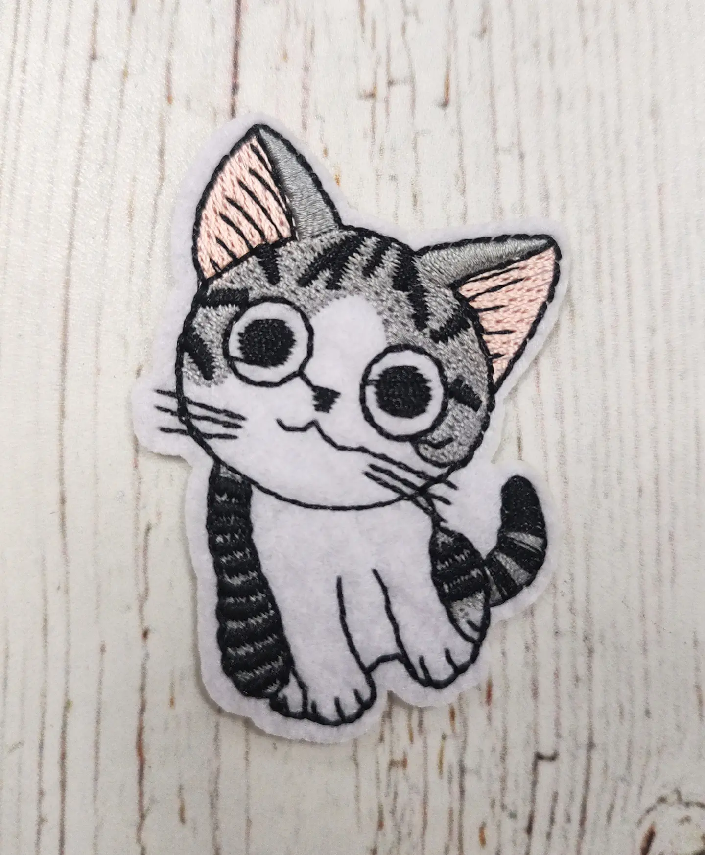 Parche Gato Gris 1