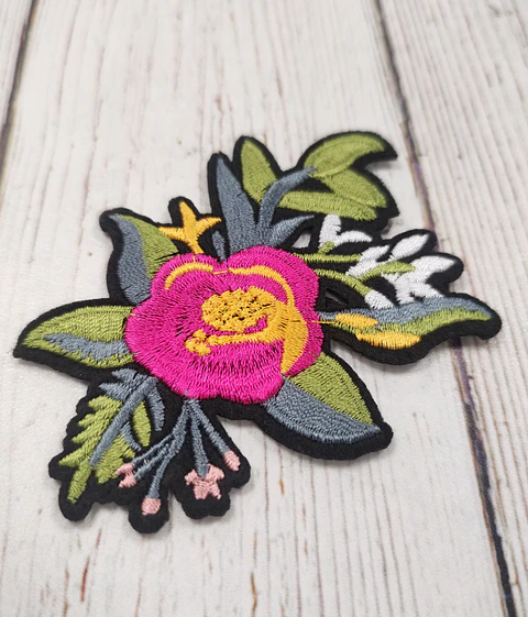 Parche Flor Fucsia
