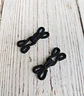 Broche Peletero forrado negro (par) - Miniatura 1