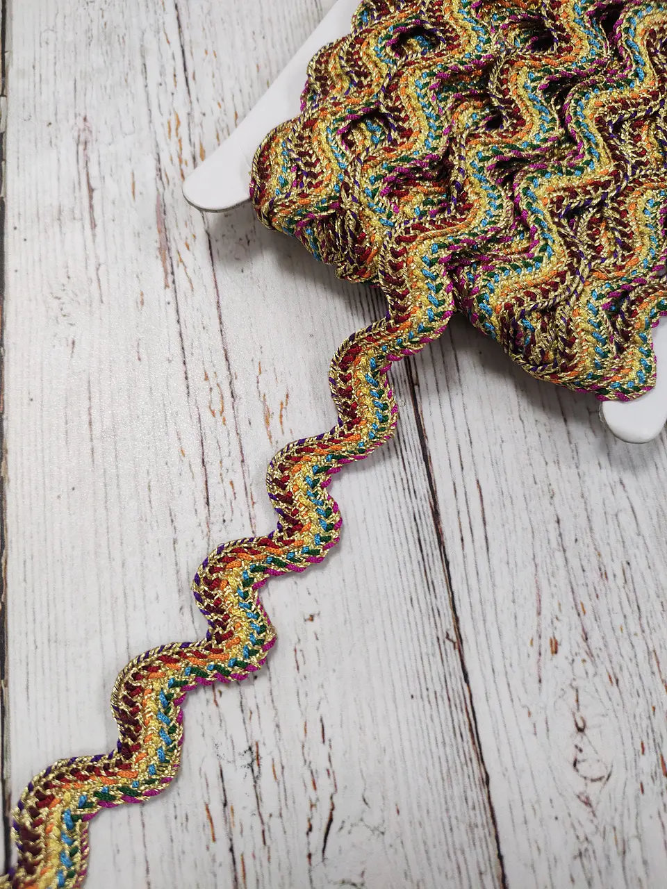Cinta Ondas Arcoiris metalizada 1