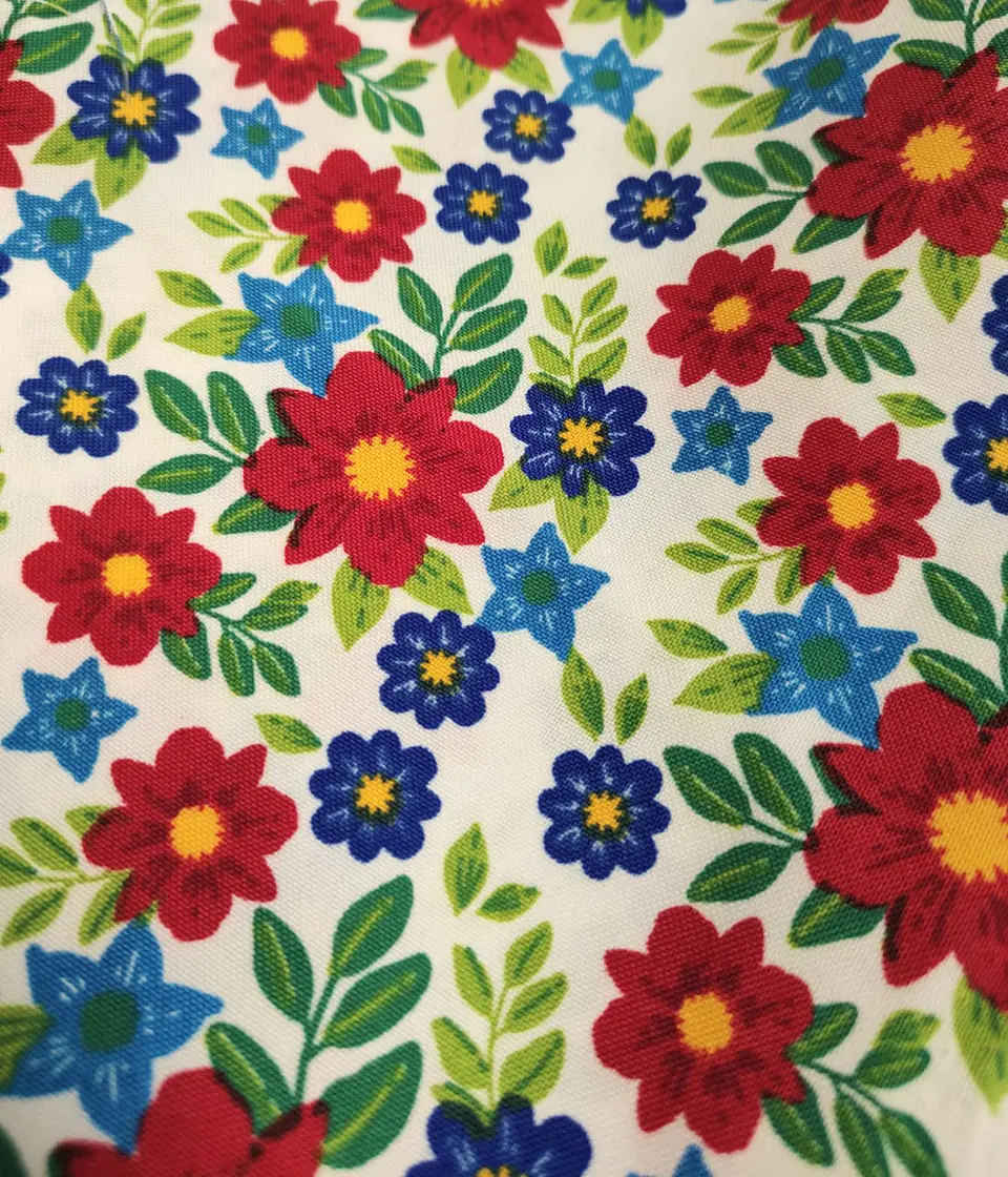Tela Estampada Flores 1