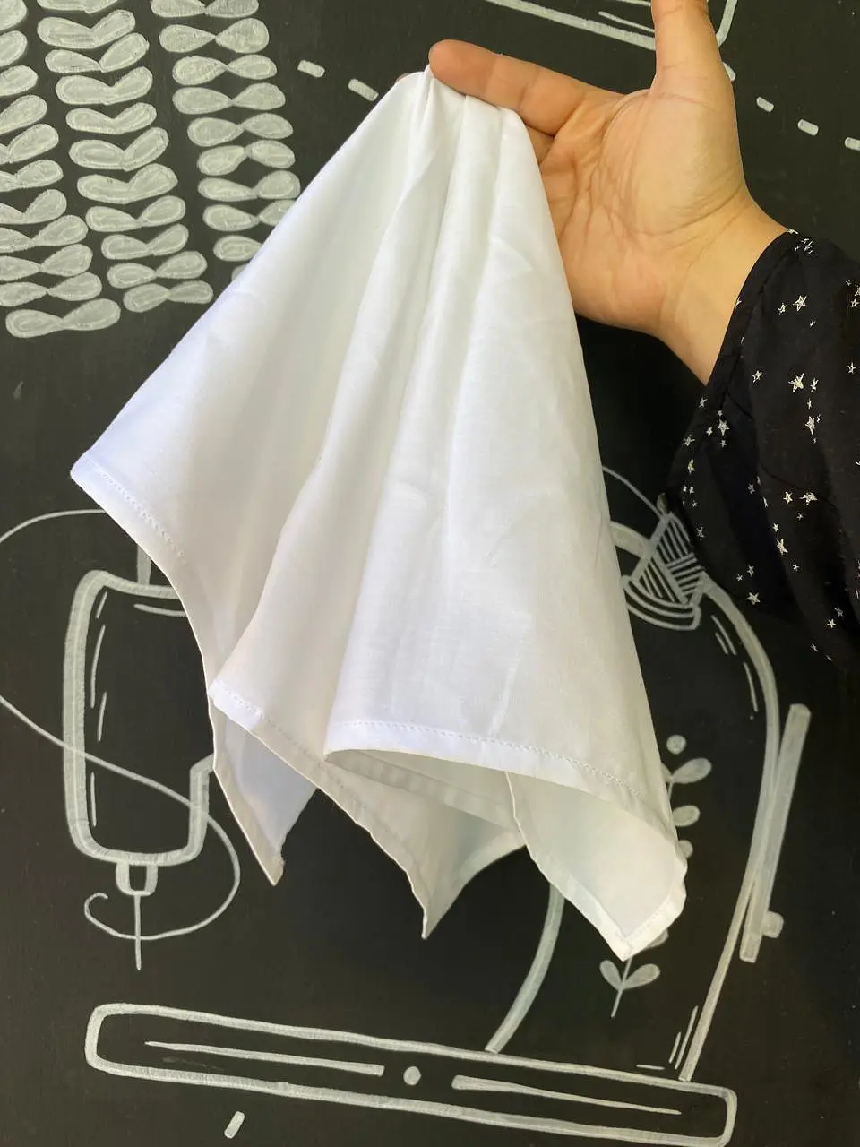 Pañuelo cueca blanco Maxi 1