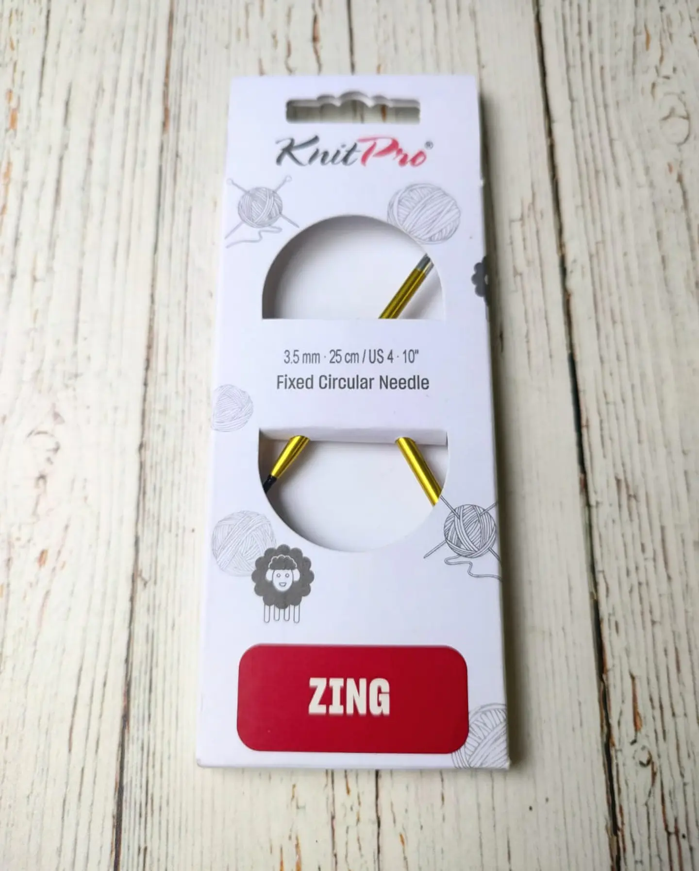 Palillos Circulares Zing cortos asimétricos 25cm 3