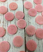 Set 6 botones Mandala Flor Rosado 23mm - Miniatura 2