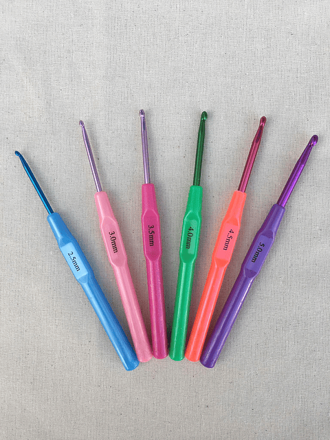 Crochet mango plástico