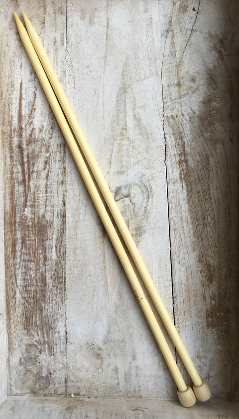 Palillos rectos bambú