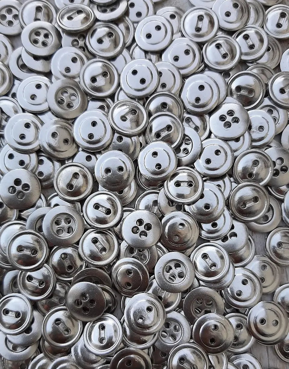 Set botones metálicos 12mm 1